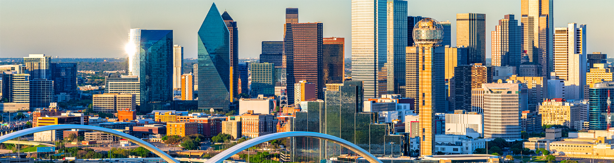 Aerial view of Dallas, Texas